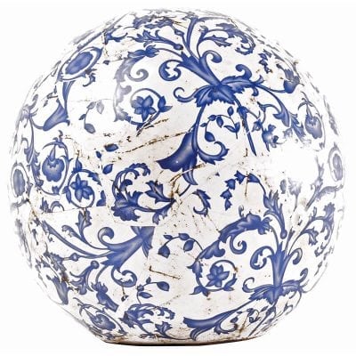 Ceramic Ball - Blue/White - Large