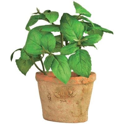 Esschert Design Künstliche Kräuterpflanze Small Basil