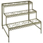 Aged Metal Etagere, Green - Image 2