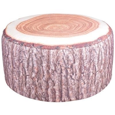 Outdoor Pouffe Tree Trunk