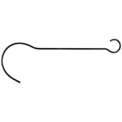 Double Hook Hanger, Iron, Black