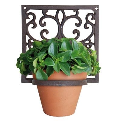 Flower Pot Holder Classic Style, Cast Iron - 1 pot