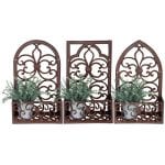 Cast Iron Window Frame w/ Planter - 3 Asst. Styles