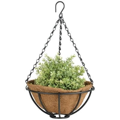 Metal Hanging Basket 10"