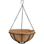 12" Hanging Basket, Carbon Steel, Black - Medium - Image 2