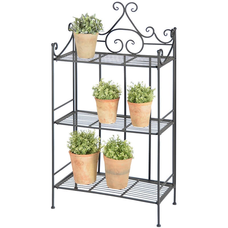 helikopter haai zwaan Rectangular Folding Etagere – Esschert Design USA