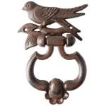 Bird Silhouette Door Knocker - Cast Iron