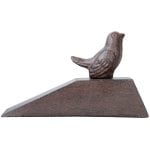 Bird Silhouette Doorstop, Cast Iron, Antique Brown