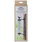 Bird Wall Thermometer in Giftbox, Cast Iron, Antique Brown - Image 3