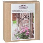 Bird Hanging Basket Hook in Giftbox, Cast Iron, Antique Brown - Image 2
