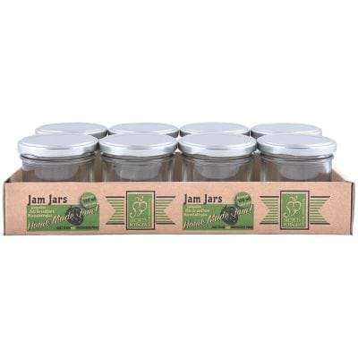 Jam Pot, Set of 8 Pcs, Glass - Medium