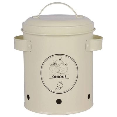 Storage Tin, Onions - Metal