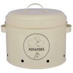 Storage Tin, Potato - Metal