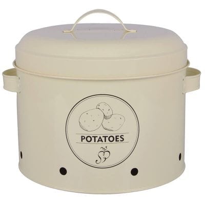 Storage Tin, Potato - Metal