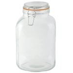 Flip-Top Jar, 3 L - Clear Glass