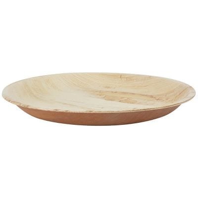 Set of 8 Disposable Palm Leaf Design Plates, Areca Palm Leaf - Large