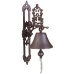 Cast Iron Doorbell - Classic Style Antique Brown