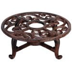 Round Cast Iron Tealight Warmer