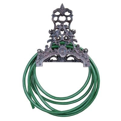 Garden Hose Holder - Classic Style Antique Brown