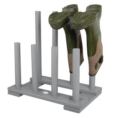 Boot Rack - Gray - Painted Pine Wood