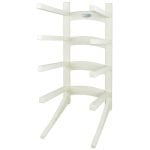 Country Folklore Boot Rack, Wood, White