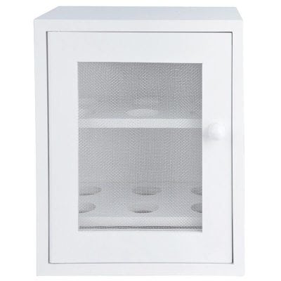 Egg Cabinet, Wood, White