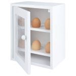Egg Cabinet, Wood, White - Image 2