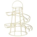 Egg Holder, Metal, Cream - Image 2