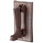 Door Knocker Boot - Cast Iron