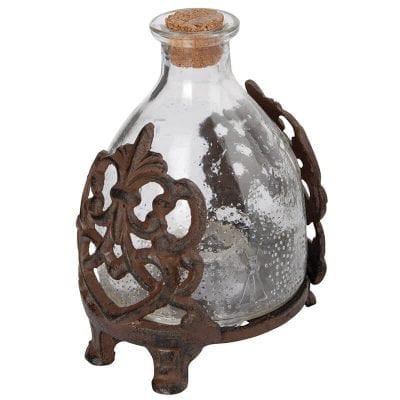 Wasp Trap w/ Decorative Cast Iron Holder - Small