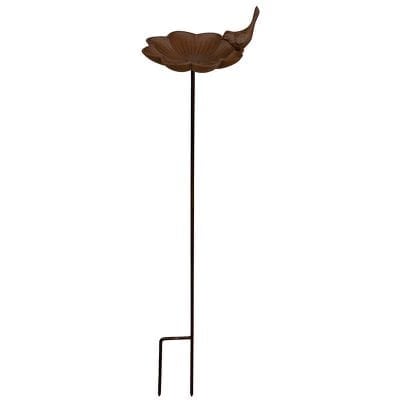 Cast Iron Bird Bath on Stake
