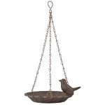 Hanging Birdbath with 1 Bird