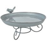 Standing Bird Bath, Metal