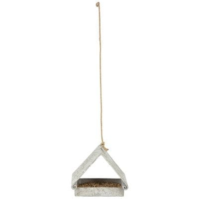 Aged Resin Triangular Feeder