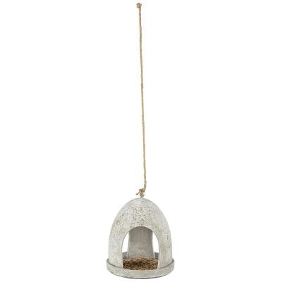 Aged Resin Round Feeder