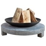 Fire Bowl/Cast & Round Granito Base