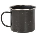 Enamel Mug, Carbon Steel, Black