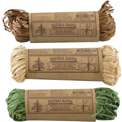 Raffia Assortment of 3 Colors