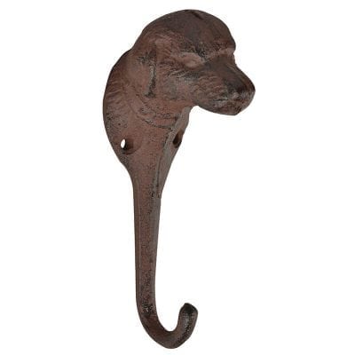 Hook - Dog - Cast Iron Antique Brown Finish