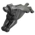 Door Wedge Dog. Cast Iron Black Finish