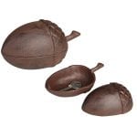 Acorn Key Keeper - Cast Iron Antique Brown Finish