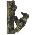 Door Knocker - Woodpecker Green Patina Finish