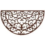 Doormat Half - Round - Antique Brown