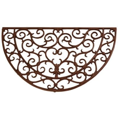 Doormat Half - Round - Antique Brown