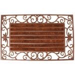 Cast Iron Doormat w/ Coco Rolls
