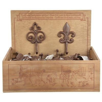 LH75 Display -Hook Asst.- Cast Iron Antique Brown Finish