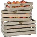 Fruit Crates, One Set Includes 3 Crates