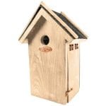 Antique Wash Blue Tit House - Asphalt Roof