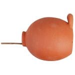 Bird Pot Bottle Terra Cotta Round Blue Tit