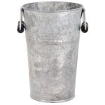 Old Zinc Flower Pot w/ Handles - Small